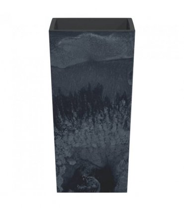 vidaXL Planter with Removable Inner Anthracite 11/26.5L PP Concrete Look — Size: 26.5 l