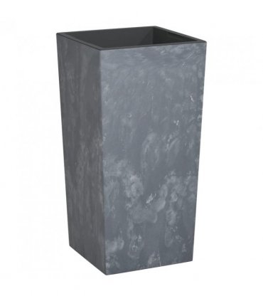 vidaXL Planter with Removable Inner Grey 21/49 L PP Concrete Look
