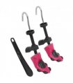 vidaXL Shoe Stretchers with Shoe Horn Pink EU 34-40 Plastic — Model: with knob & hook