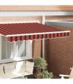vidaXL Awning Valance Replacement Orange / Black / Yellow 3.5 m Polyester — Colour: Orange/black/yellow