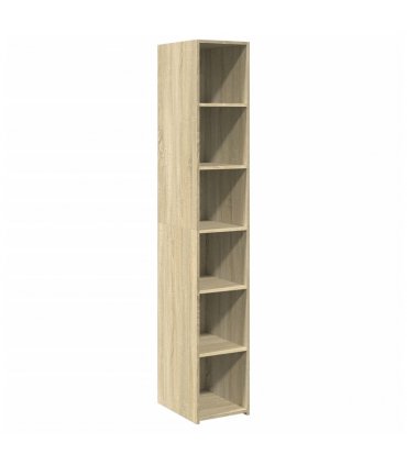 vidaXL Highboard Sonoma Oak 30x41x185 cm Engineered Wood