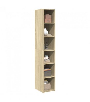 vidaXL Highboard Sonoma Oak 30x41x185 cm Engineered Wood