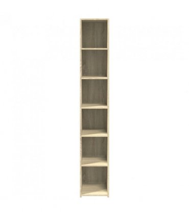 vidaXL Highboard Sonoma Oak 30x41x185 cm Engineered Wood