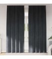 vidaXL Blackout Curtains 2 pcs Light Grey 140 x 225 cm Velvet — Model: with sewn-in tape