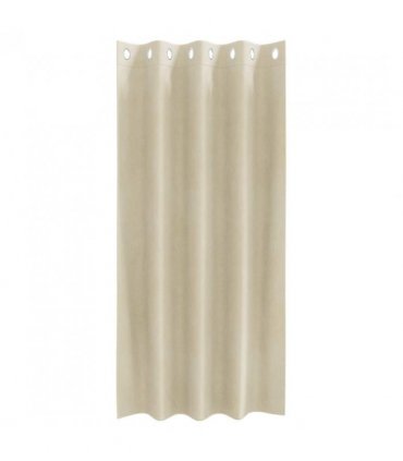 vidaXL Blackout Curtains 2 pcs Cream 140 x 175 cm Velvet — Model: with eyelets
