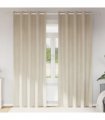 vidaXL Blackout Curtains 2 pcs Cream 140 x 225 cm Velvet — Model: with eyelets