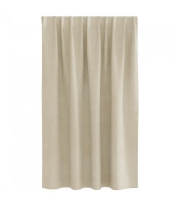 vidaXL Blackout Curtains 2 pcs Cream 140 x 140 cm Velvet — Model: with sewn-in tape