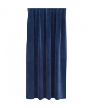 vidaXL Blackout Curtains 2 pcs Dark Blue 140 x 175 cm Velvet — Model: with sewn-in tape