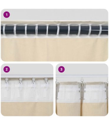 vidaXL Blackout Curtains 2 pcs Dark Blue 140 x 175 cm Velvet — Model: with sewn-in tape