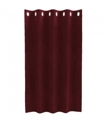 vidaXL Blackout Curtains 2 pcs Wine Red 140 x 140 cm Velvet — Model: with eyelets