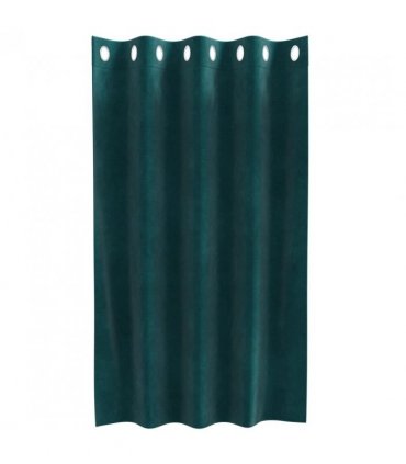 vidaXL Blackout Curtains 2 pcs Dark Green 140 x 140 cm Velvet — Model: with eyelets