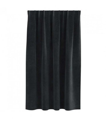 vidaXL Blackout Curtains 2 pcs Black 140 x 140 cm Velvet — Model: with sewn-in tape