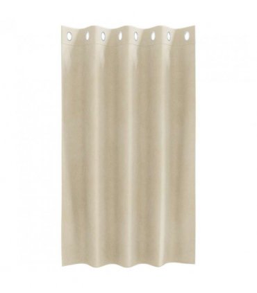 vidaXL Blackout Curtains 2 pcs Cream 140 x 140 cm Velvet — Model: with eyelets