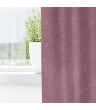 vidaXL Blackout Curtains 2 pcs Dark Pink 140 x 140 cm Velvet — Model: with hanging loops