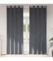 vidaXL Blackout Curtains 2 pcs Light Grey 140 x 245 cm Velvet — Colour: Super light grey, Model: with eyelets