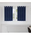 vidaXL Blackout Curtains 2 pcs Dark Blue 140 x 140 cm Velvet — Model: with eyelets