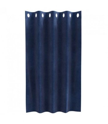vidaXL Blackout Curtains 2 pcs Dark Blue 140 x 140 cm Velvet — Model: with eyelets