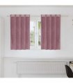 vidaXL Blackout Curtains 2 pcs Dark Pink 140 x 140 cm Velvet — Model: with eyelets