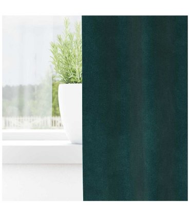 vidaXL Blackout Curtains 2 pcs Dark Green 140 x 140 cm Velvet — Model: with hanging loops