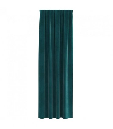 vidaXL Blackout Curtains 2 pcs Dark Green 140 x 260 cm Velvet — Model: with sewn-in tape