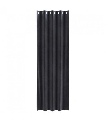 vidaXL Blackout Curtains 2 pcs Dark Grey 140 x 260 cm Velvet — Model: with eyelets