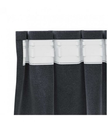vidaXL Blackout Curtains 2 pcs Light Grey 140 x 175 cm Velvet — Model: with sewn-in tape