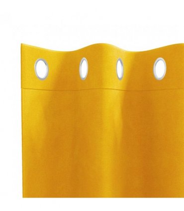 vidaXL Blackout Curtains 2 pcs Mustard Yellow 140 x 225 cm Velvet — Model: with eyelets