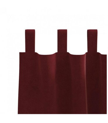 vidaXL Blackout Curtains 2 pcs Wine Red 140 x 260 cm Velvet — Model: with hanging loops