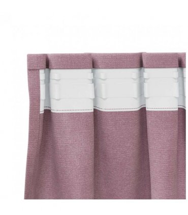 vidaXL Blackout Curtains 2 pcs Dark Pink 140 x 140 cm Velvet — Model: with sewn-in tape