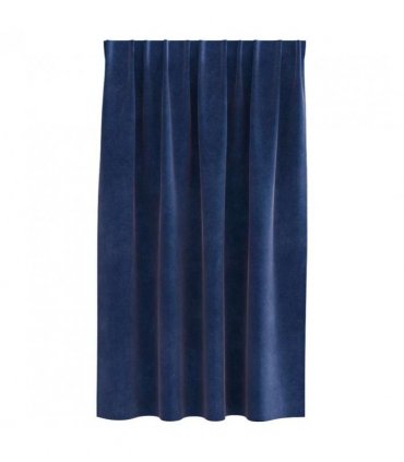 vidaXL Blackout Curtains 2 pcs Dark Blue 140 x 140 cm Velvet — Model: with sewn-in tape