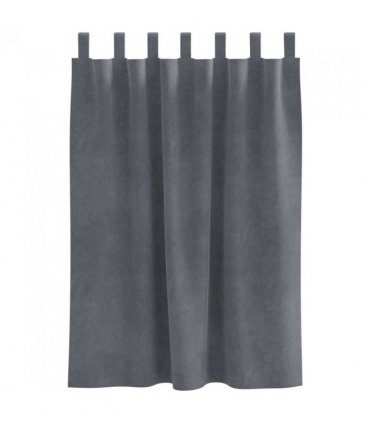 vidaXL Blackout Curtains 2 pcs Light Grey 140 x 140 cm Velvet — Colour: Super light grey, Model: with hanging loops