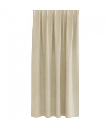 vidaXL Blackout Curtains 2 pcs Cream 140 x 175 cm Velvet — Model: with sewn-in tape