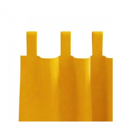 vidaXL Blackout Curtains 2 pcs Mustard Yellow 140 x 260 cm Velvet — Model: with hanging loops