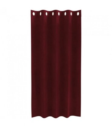 vidaXL Blackout Curtains 2 pcs Wine Red 140 x 175 cm Velvet — Model: with eyelets
