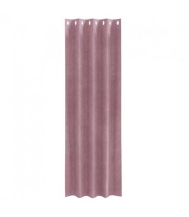 vidaXL Blackout Curtains 2 pcs Dark Pink 140 x 225 cm Velvet — Model: with eyelets