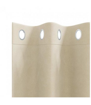 vidaXL Blackout Curtains 2 pcs Cream 140 x 260 cm Velvet — Model: with eyelets
