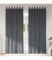 vidaXL Blackout Curtains 2 pcs Light Grey 140 x 260 cm Velvet — Colour: Super light grey, Model: with hanging loops