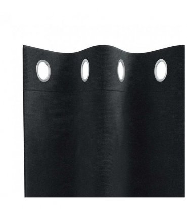 vidaXL Blackout Curtains 2 pcs Black 140 x 245 cm Velvet — Model: with eyelets