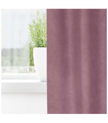 vidaXL Blackout Curtains 2 pcs Dark Pink 140 x 175 cm Velvet — Model: with eyelets