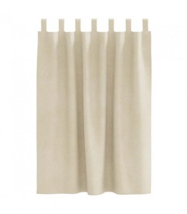vidaXL Blackout Curtains 2 pcs Cream 140 x 140 cm Velvet — Model: with hanging loops