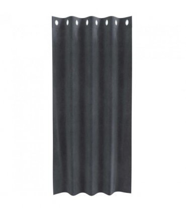vidaXL Blackout Curtains 2 pcs Light Grey 140 x 175 cm Velvet — Model: with eyelets