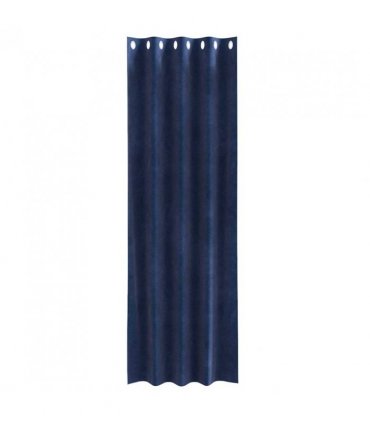 vidaXL Blackout Curtains 2 pcs Dark Blue 140 x 245 cm Velvet — Model: with eyelets