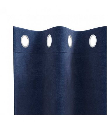 vidaXL Blackout Curtains 2 pcs Dark Blue 140 x 245 cm Velvet — Model: with eyelets
