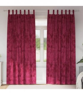 vidaXL Velvet Curtains 2 pcs Wine red 245 x 140 cm Velvet — Size: 140 x 245 cm — V0672081874