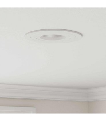 vidaXL Spotlight 12 pcs White 9 x 9 x 2 cm Aluminium — Model: Round
