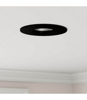 vidaXL Spotlight 6 pcs Black 9 x 9 x 2 cm Aluminium — Model: Round