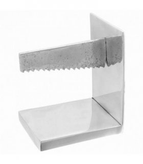 vidaXL Bookends 2 pcs Silver 11 x 14 x 17.5 cm Aluminium — Model: Saw