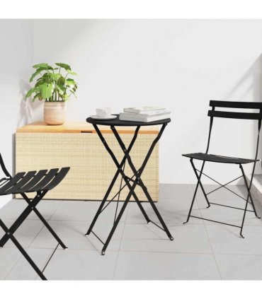 vidaXL Bistro Table Anthracite Ø 50 x 71 cm Powder-coated Steel