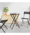 vidaXL Bistro Table Anthracite Ø 50 x 71 cm Powder-coated Steel