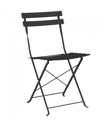 vidaXL Folding Bistro Set 3 pcs Anthracite Steel